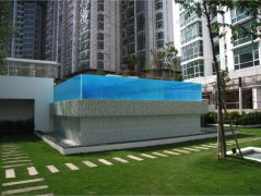 馬來西亞吉隆坡雙威加樂公寓亞克力透明無邊界泳池